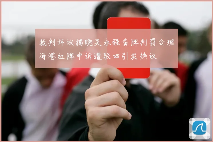 裁判评议揭晓吴永强黄牌判罚合理海港红牌申诉遭驳回引发热议